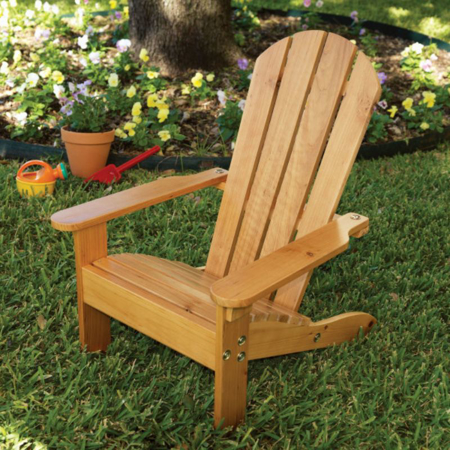 KidKraft® Drvena dječja stolica za vrt Natural
