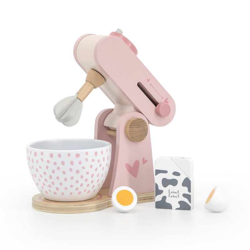 Slika za  Label Label® Drveni kuhinjski robot Pink  