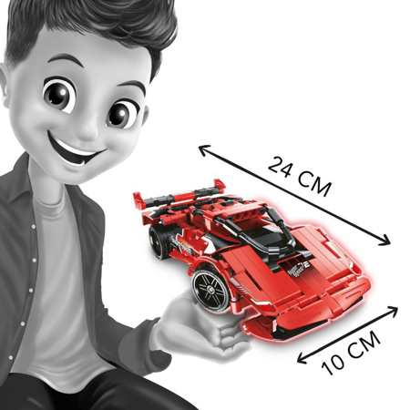 Slika za Buki® Set za sastavljanje vozila na daljinsko upravljanje Sports Car