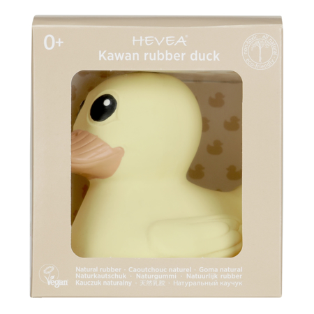 Hevea® Kawan Mini patka od prirodnog kaučuka 1 igračka 3 funkcije Yellow