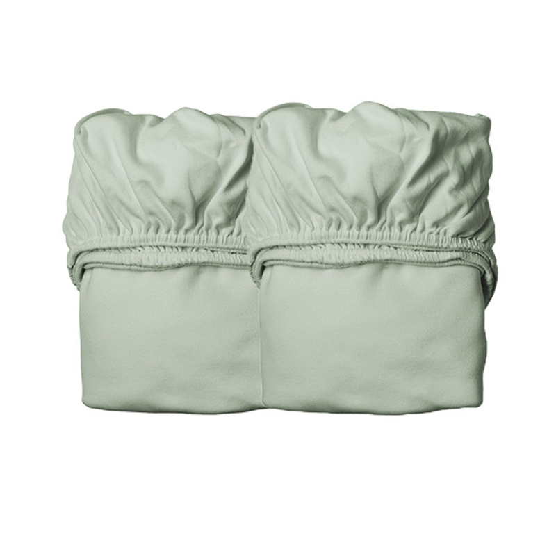 Slika za Leander® Dječja plahta za krevetić Sage Green 2 komada 120x60 