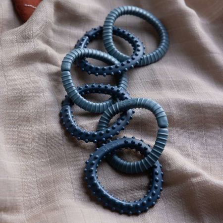 Sebra® Set 10 svestranih obruča Vintage Blue