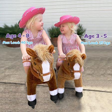 Slika za PonyCycle® Pony na kotačima - Brown with White Hoof (3-5G) 