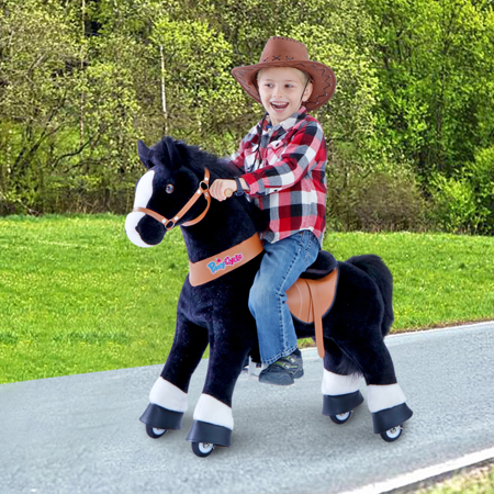 Slika za PonyCycle® Pony na kotačima- Black with White Hoof (4-8G)