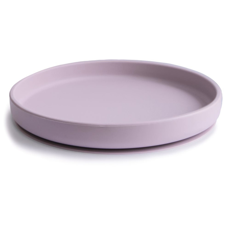 Mushie® Silikonski tanjur s vakumom Soft Lilac