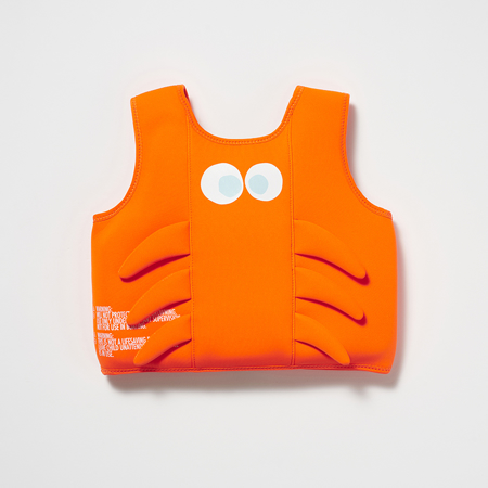 SunnyLife® Dječji prsluk za plivanje 3-6 G Sonny the Sea Creature Neon Orange