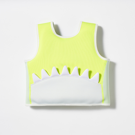 SunnyLife® Dječji prsluk za plivanje 3-6G Shark Tribe Blue Neon Citrus 
