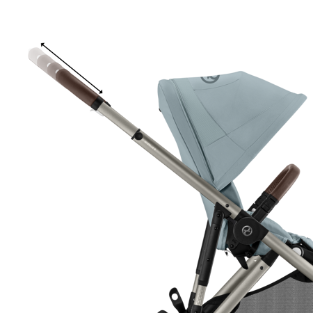 Slika za Cybex® Dječja kolica Gazelle™ Sky Blue (Taupe Frame)