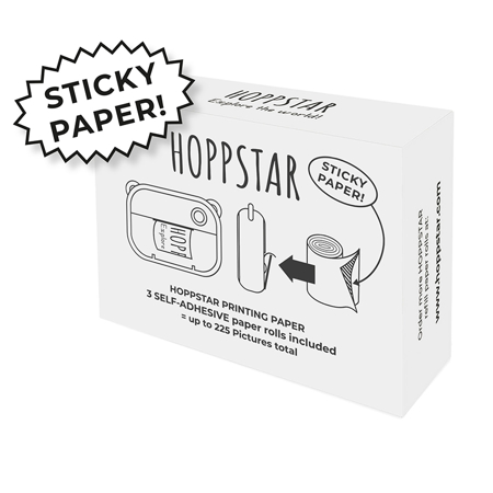 Slika za Hoppstar® Zamjenske role samoljepljivog termalnog papira za tisk