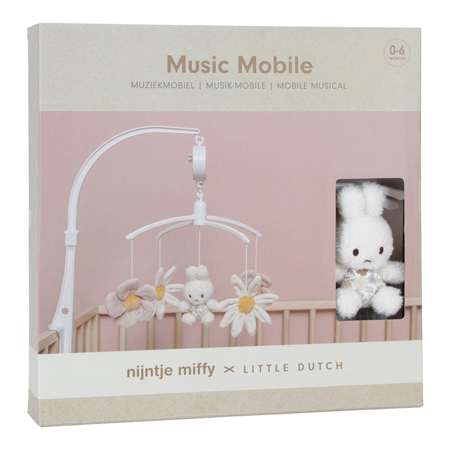 Slika za Little Dutch® Miffy glazbeni vrtuljak Vintage Little Flowers
