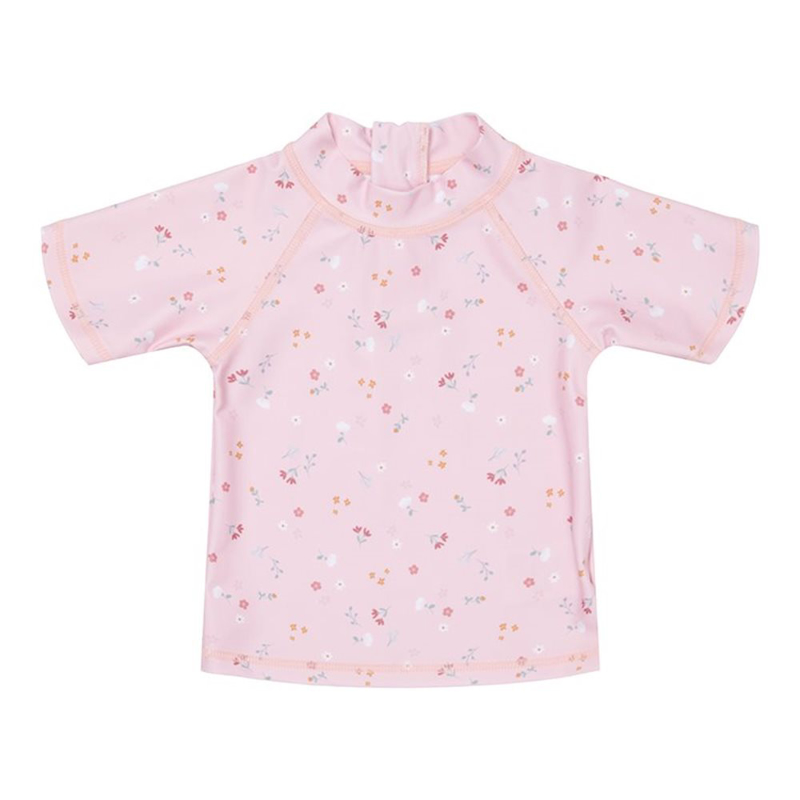 Slika za  Little Dutch® Dječja majica za kupanje s UV zaštitom Little Pink Flowers 