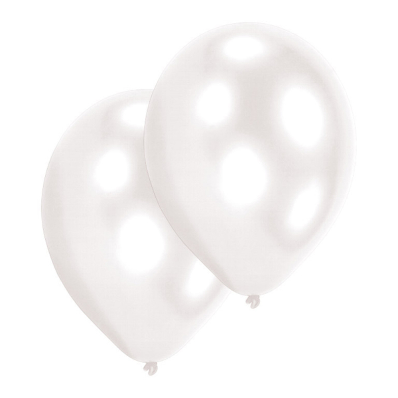 Slika za Amscan® Lateks baloni Pearl White 10 kom