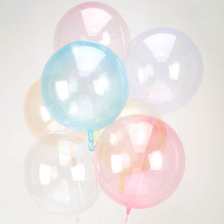 Slika za Amscan® Okrugli balon Crystal Clearz™ (30 cm) Dark Pink