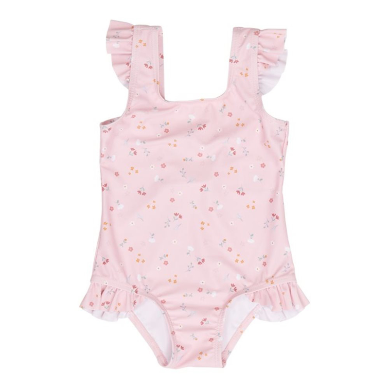 Slika za  Little Dutch® Dječji jednodijelni kupaći kostim Little Pink Flowers 