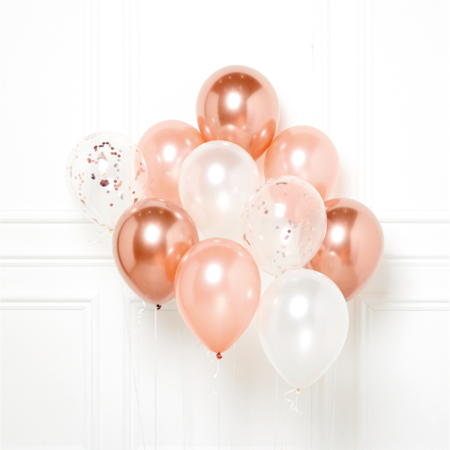 Slika za Amscan® 10 lateks balona Rose Gold 