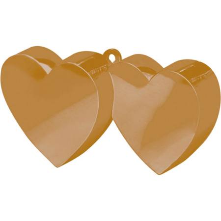 Amscan® Uteg za balon Heart 170g Gold 