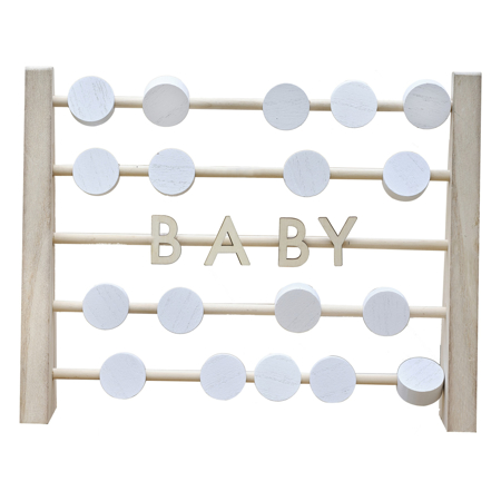 Slika za Ginger Ray® Drveni dekorativni abakus Baby