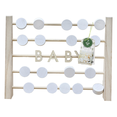 Slika za Ginger Ray® Drveni dekorativni abakus Baby