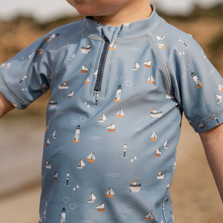 Slika za Little Dutch® Dječja majica za kupanje s UV zaštitom Sailors Bay Dark Blue