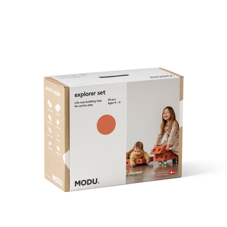 Modu® Explorer set - Burnt Orange/Dusty Green