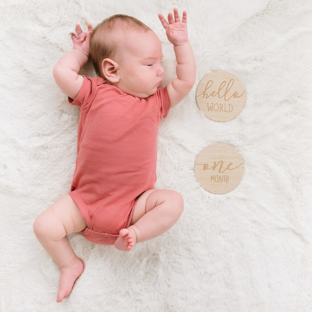 Slika za Pearhead® Drvene milestone kartice za fotografiranje beba– 12 mjeseci