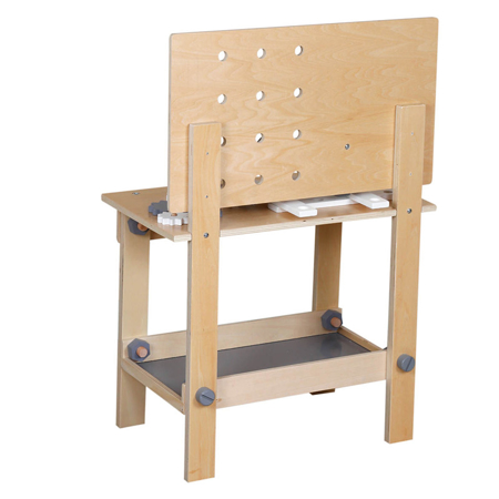 Slika za Evibell® Dječji drveni radni stol s alatom Nature