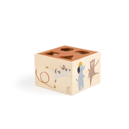 Slika za Sebra® Drvena kocka s oblicima Toes/Builders