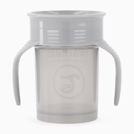 Twistshake® 360 Čašica za ućenje pijenja 230ml - Grey 