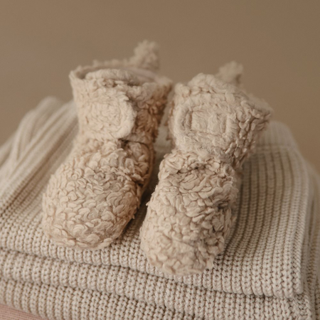 Slika za Mushie® Zimske papučice - Oatmeal