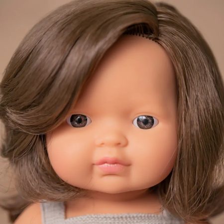 Slika za Miniland® Lutka Brunette Girl 38cm