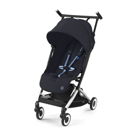 Slika za Cybex® Otroški voziček Libelle (0-22kg) Dark Blue (Silver Frame)