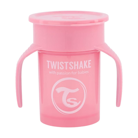 Twistshake® 360 Čašica za ućenje pijenja 230ml - Pink