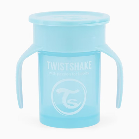 Twistshake® 360 Čašica za ućenje pijenja 230ml - Blue 