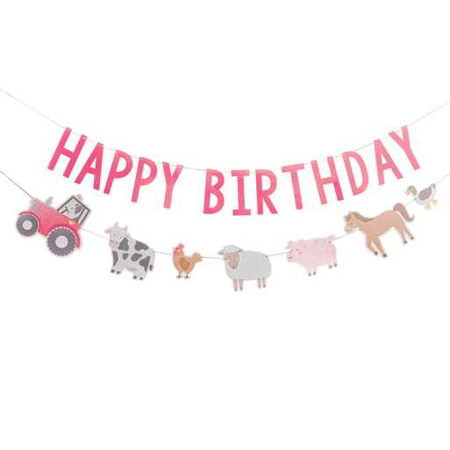 Ginger Ray® Natpis Happy Birthday Farm Party