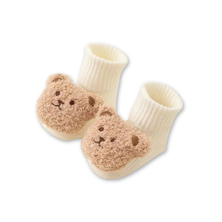 Dječje pamučne čarape Teddy (6-12m) White